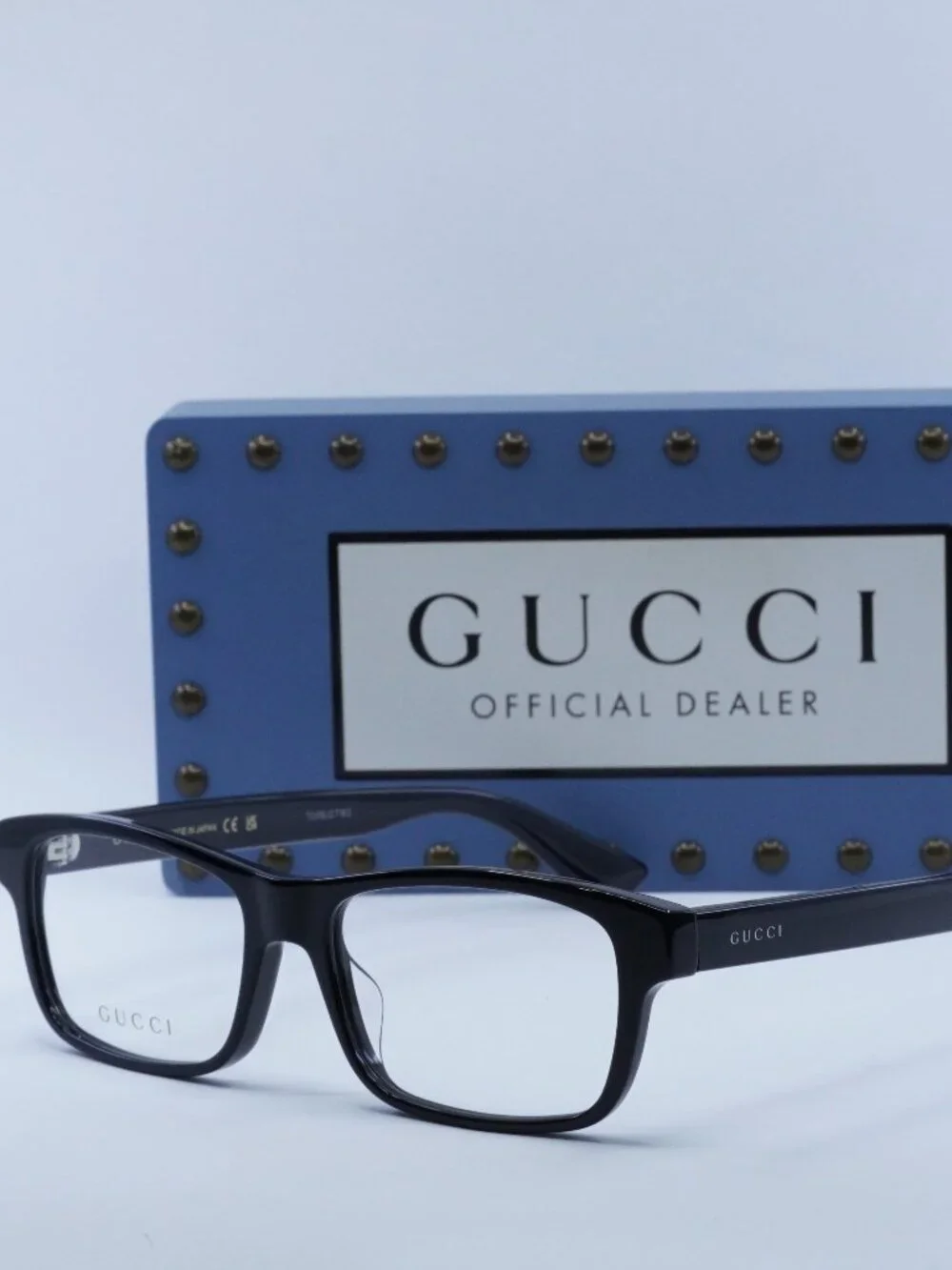 Gucci GG0006OAN 001 Rectangle Eyeglasses 55mm - Black